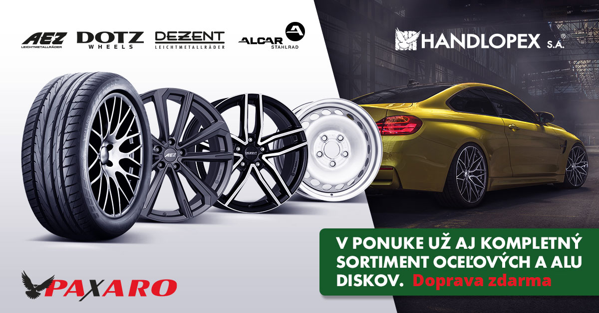 Handlopex oceľové ALU disky